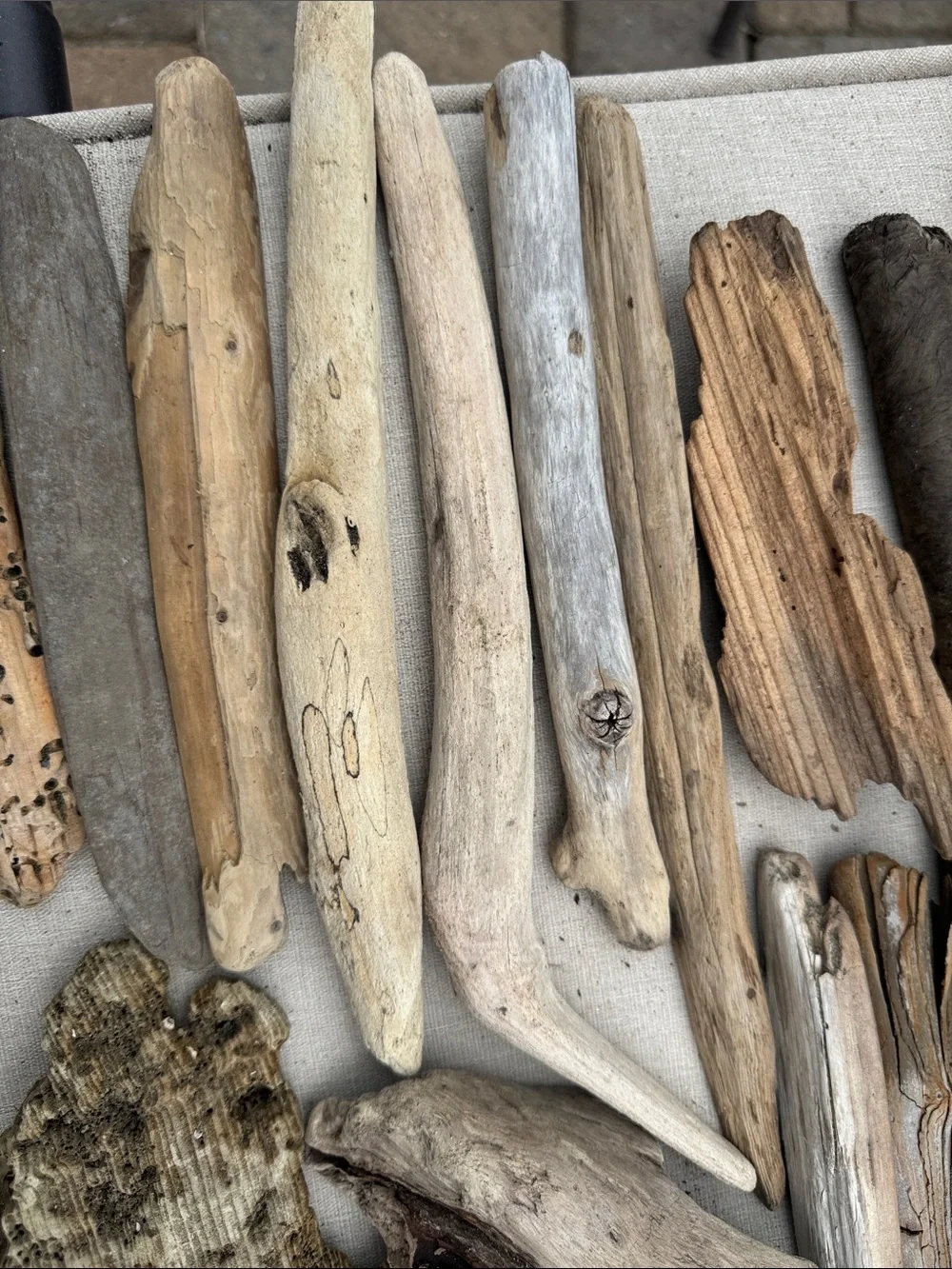 35 pcs (5lbs shipped) Natural Driftwood Pieces for decor, arts, crafts, projects
